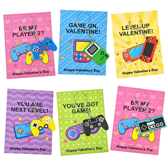 Leetous video game keychains for school bags, durable and kid-friendly.