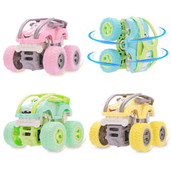 LEFEI Monster Truck front view emphasizes durable build for indoor and outdoor play.
