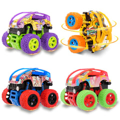 LEFEI Monster Truck push-and-go action on indoor floors for durable, mess-free play.