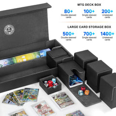 LEFOR·Z 6in1 small boxes organized for travel-ready decks and spare sleeves.