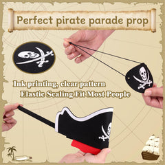 Legigo pirate eye mask in soft fabric ideal for cozy festival or theater cosplay
