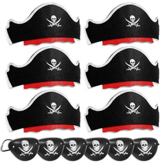 Legigo pirate hat with adjustable strap for comfortable all-day wear at parties