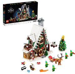 LEGO 10339 Santa's Post Office ice-fishing scene sparks outdoor winter imagination.