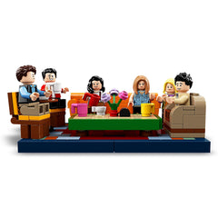 LEGO 21319 Central Perk minifigures seven characters spark imaginative Friends moments.