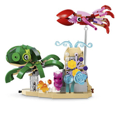 LEGO 31158 Sea Animals jellyfish with seafloor stand inspires storytelling