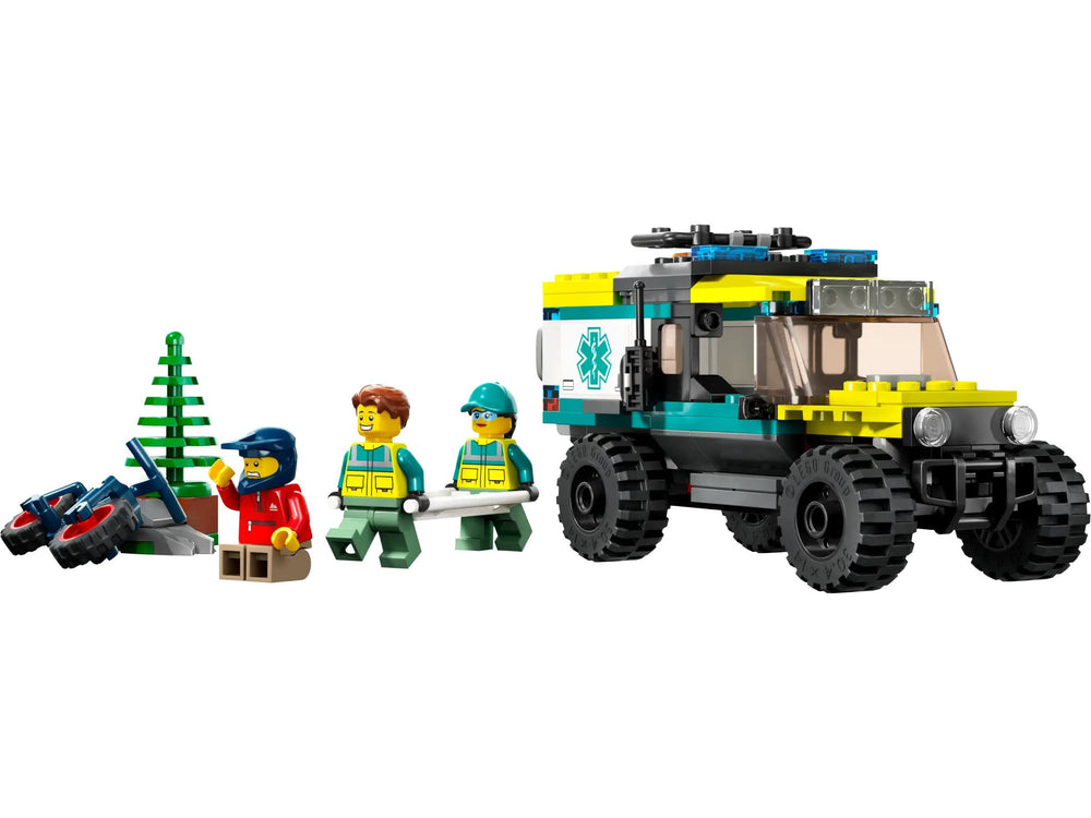 LEGO 40582 off-road ambulance vehicle for imaginative rescue play and durability