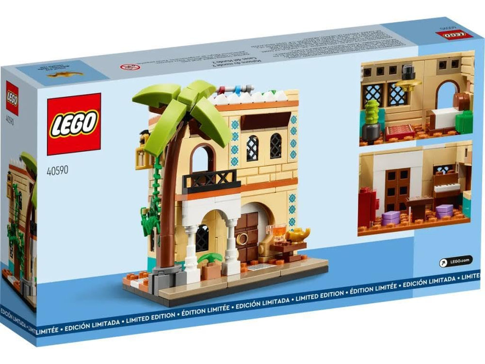 LEGO 40590 North Africa side detail highlighting architectural texture for imaginative play.