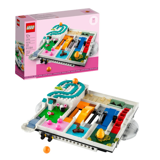LEGO 40596 Magic Maze desert scene promotes patience and focus.