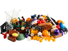 LEGO 40608 Halloween Fun Pack close-up showing seasonal pieces for spooky storytelling
