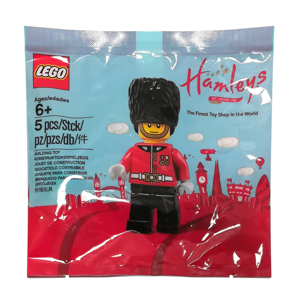 LEGO 5005233 Hamleys Royal Guard minifigure polybag for display and collection.