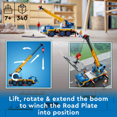 LEGO 60324 driver minifigure invites role-play and realistic crew dynamics.