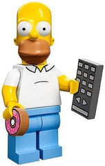 LEGO 71005 Homer Simpson minifigure for display and imaginative play.