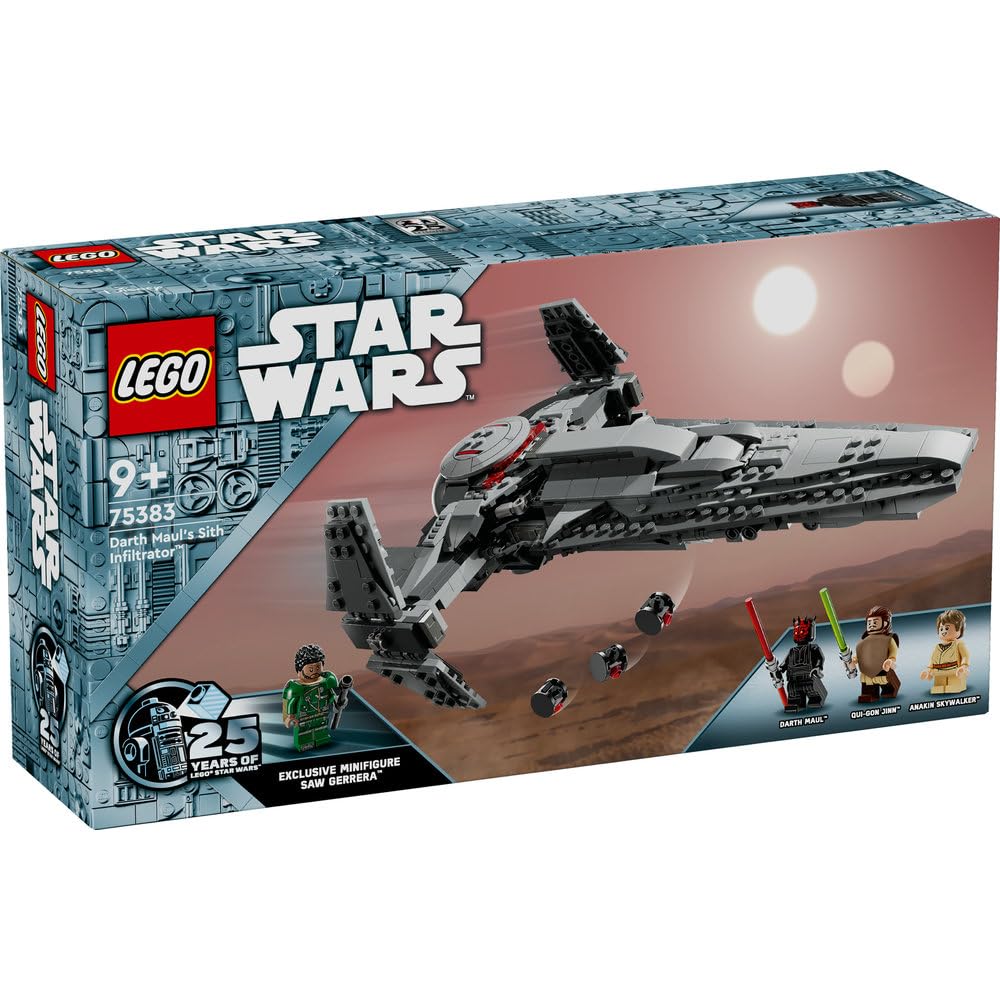 LEGO Darth Maul Sith Infiltrator cockpit detail for interactive builds