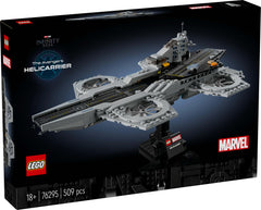 LEGO 76295 Avengers Helicarrier packaging-open for quick setup