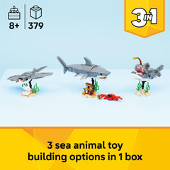 LEGO Anglerfish stand with sea plants for storytelling and decor