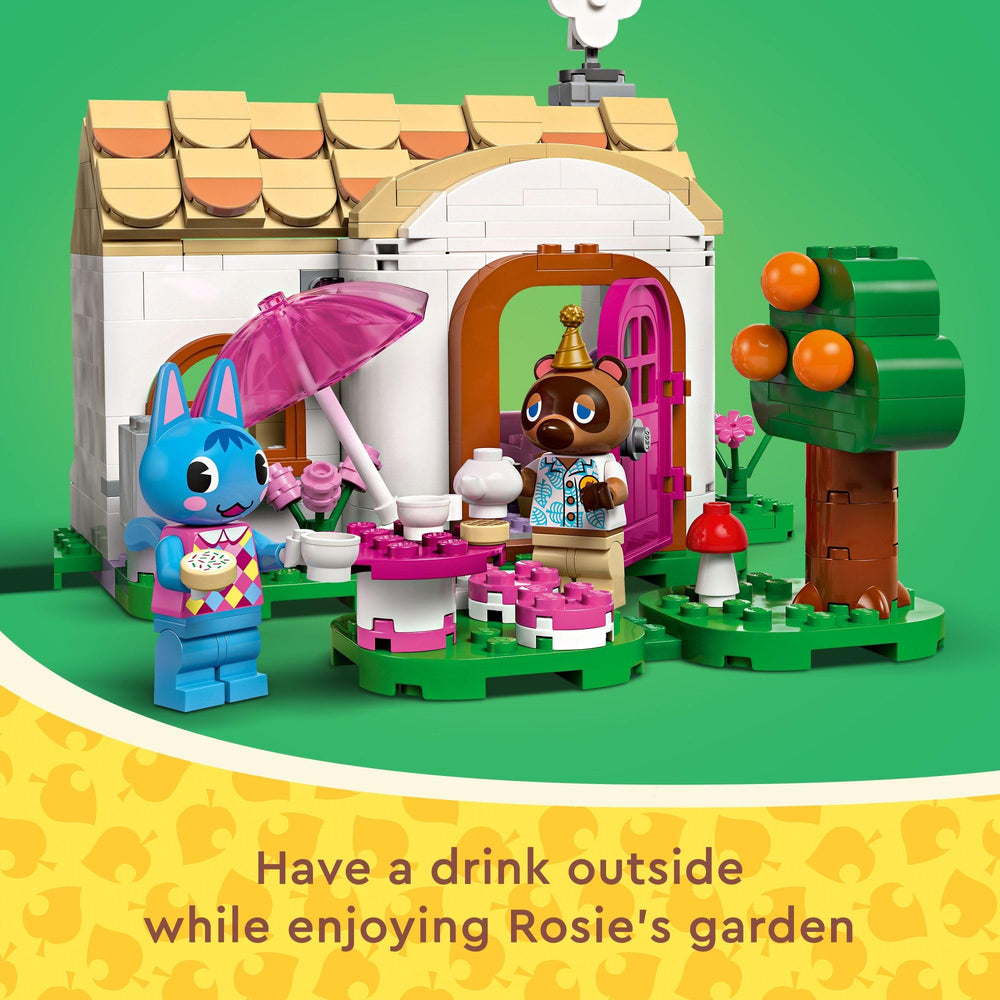 LEGO Animal Crossing DIY recipe card and bulletin board add recognizable detail.