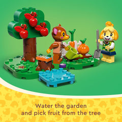 LEGO Animal Crossing Isabelle’s House Visit Fauna and Isabelle figures enable storytelling
