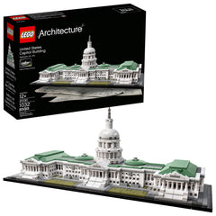 LEGO Architecture 21030 Capitol building model showing exterior façade for display