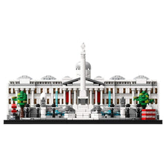 LEGO Architecture 21045 Trafalgar Square interior view with removable rear section.