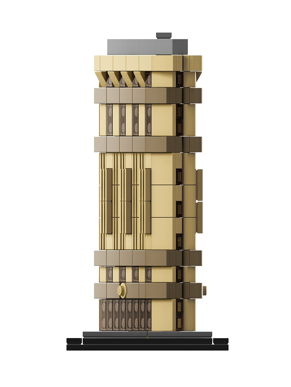 LEGO Architecture Flatiron Building model booklet included with context.
