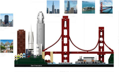 LEGO Architecture San Francisco 555 California Street, a collectible skyline detail.