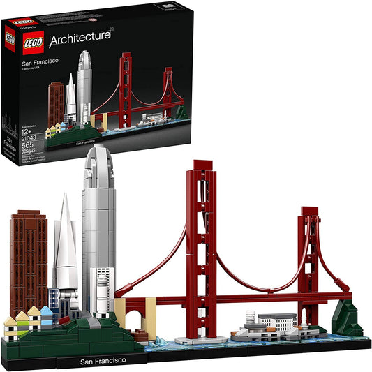LEGO Architecture San Francisco Alcatraz model for display and travel storytelling