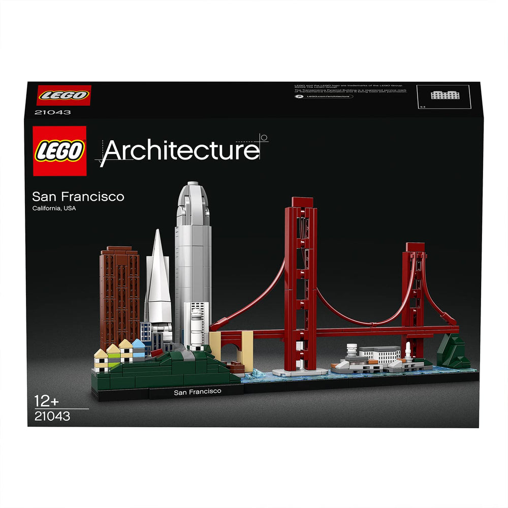 LEGO Architecture San Francisco Golden Gate Bridge for dramatic display.