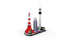 LEGO Architecture Tokyo Skyline Tokyo Skytree model with vibrant details