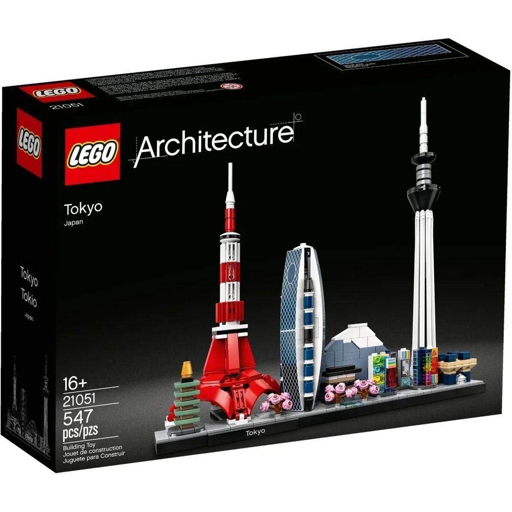 LEGO Architecture Tokyo Skyline Tokyo Tower model for desk display and study