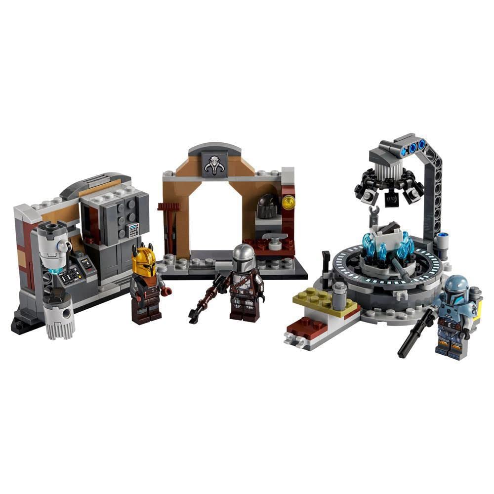 LEGO Armorer's Mandalorian Forge hidden compartment table invites secret storage and surprise reveals.