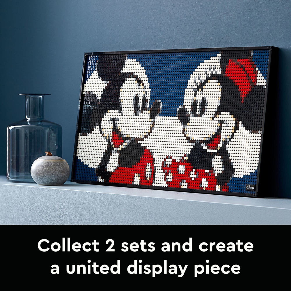 LEGO Art nine canvas plates assembled for bold wall mosaic