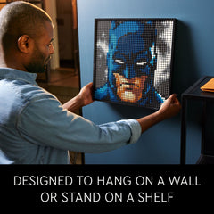 LEGO Art Jim Lee Batman Collection signature tile adds a premium finishing touch.