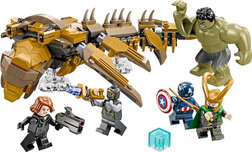 LEGO Hulk figure in action pose for immersive play sessions.