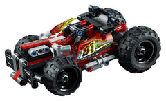 LEGO Technic BASH! 42073 front bumper detail for rugged, action-ready look.
