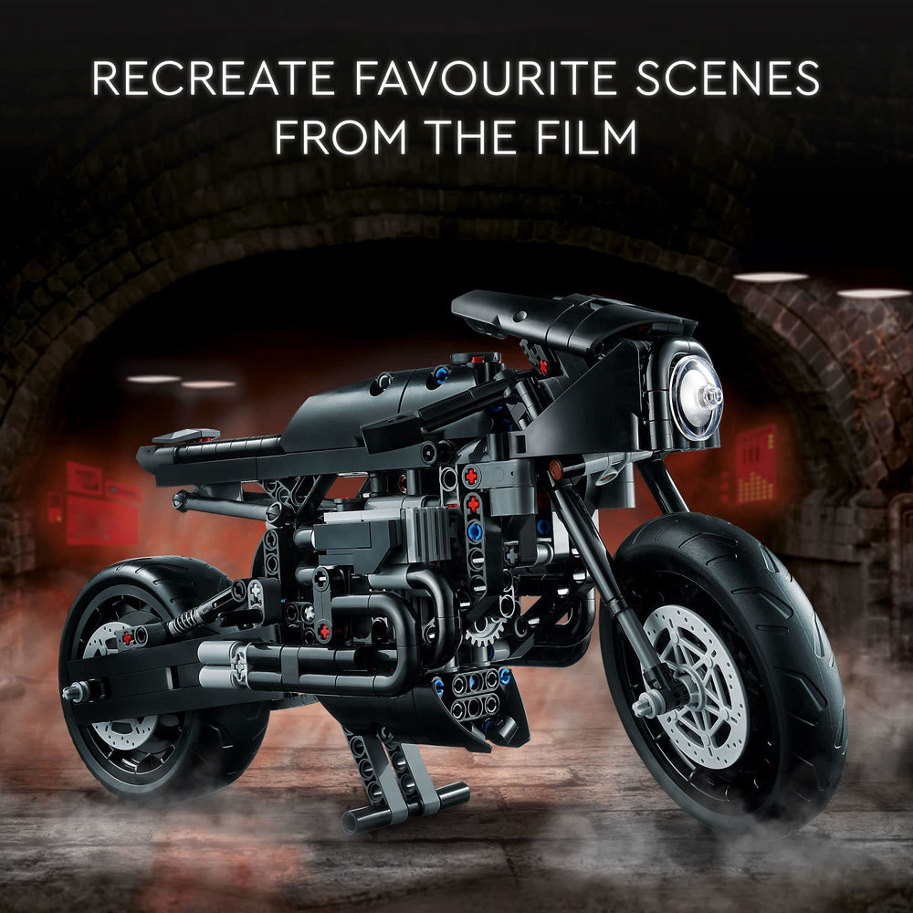 LEGO Batman Batcycle engine-detail for realism during building