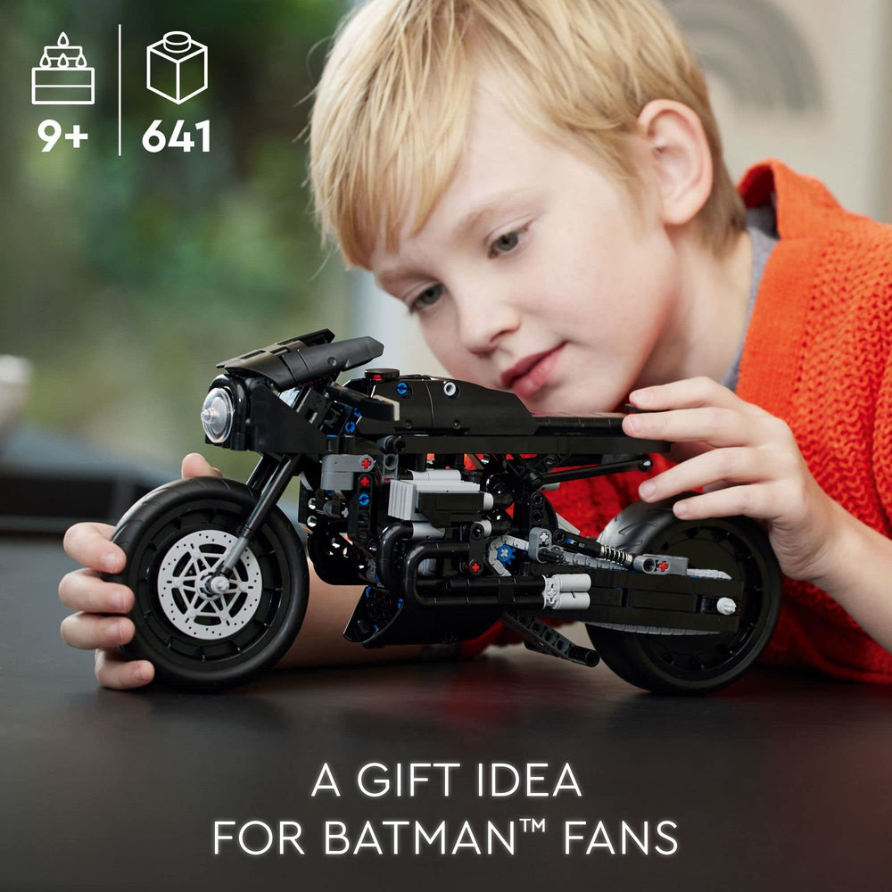 LEGO Batman Batcycle shelf-scene inspiring hero-themed decor