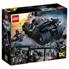 LEGO Batman Batmobile Tumbler cockpit open for easy minifigure seating.