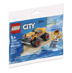 LEGO Beach Buggy polybag front view for quick creative play on the go.