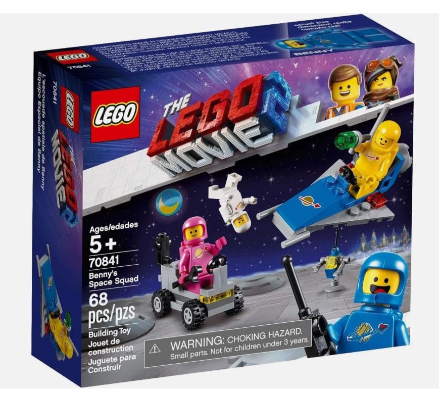 LEGO Benny's Space Squad spaceship for imaginative space adventures and LEGO Movie 2 fun.
