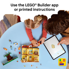 LEGO Bluey Family House bathroom highlights daily routines in a playful setting