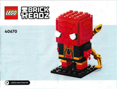 LEGO Brick Headz Iron Spider-Man 40670-91 PZ packaging image shows the set.