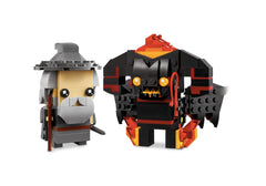 LEGO Balrog BrickHeadz with whip for dynamic display.