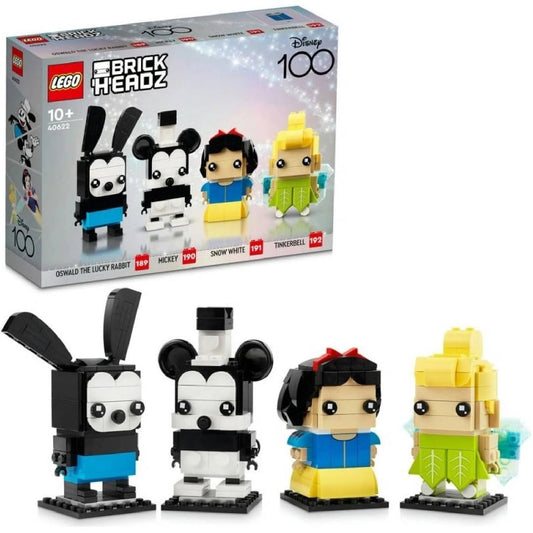 LEGO BrickHeadz Disney 100 Oswald the Lucky Rabbit figure for display and collection.