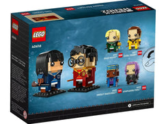LEGO BrickHeadz Harry Potter and Cho Chang accessories with Golden Snitch and broom
