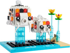 LEGO BrickHeadz Koi Fish 40545 offers display-worthy buildable pet fun and imaginative play.