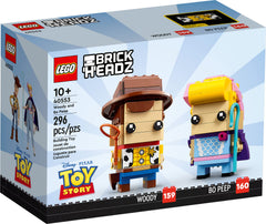 LEGO BrickHeadz Woody figure for display and Toy Story collection.