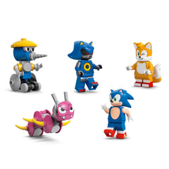 LEGO Builder app aids guidance for quick, accurate building of the Sonic truck.