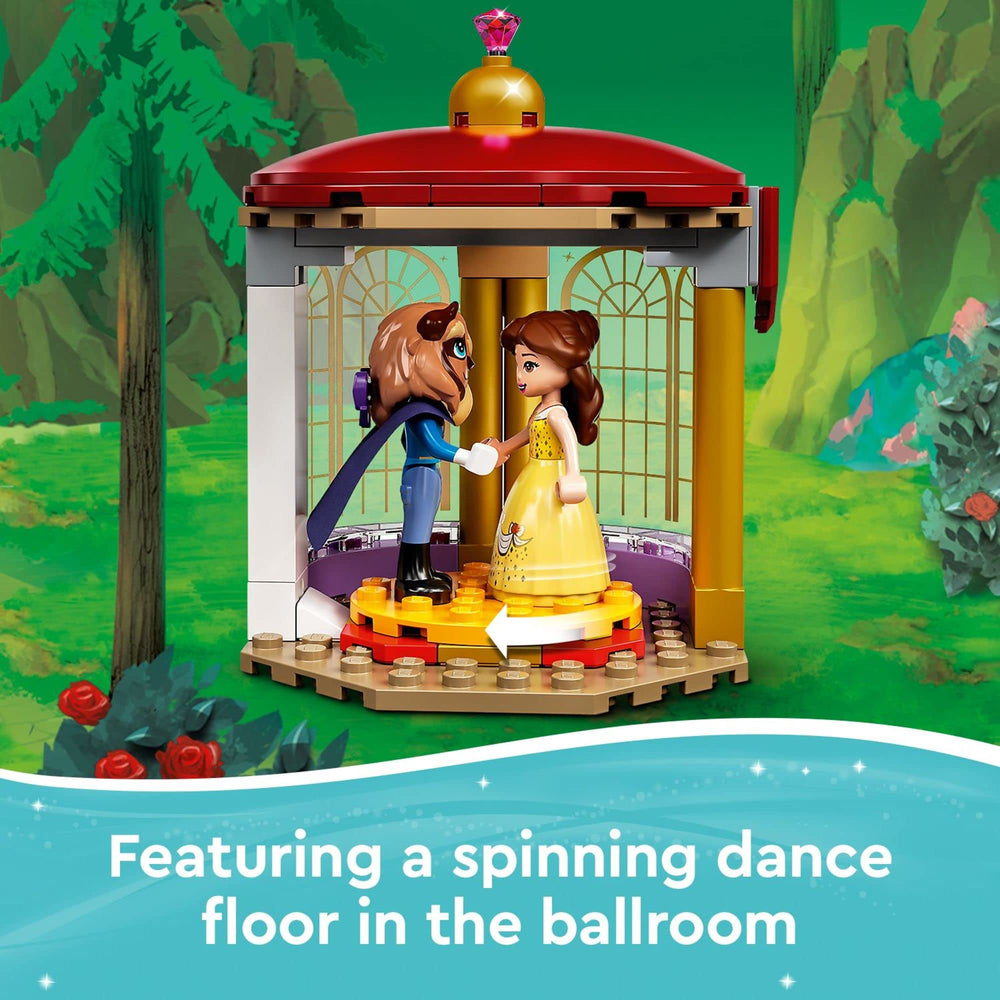 LEGO castle dance floor rotation highlighting dynamic party play