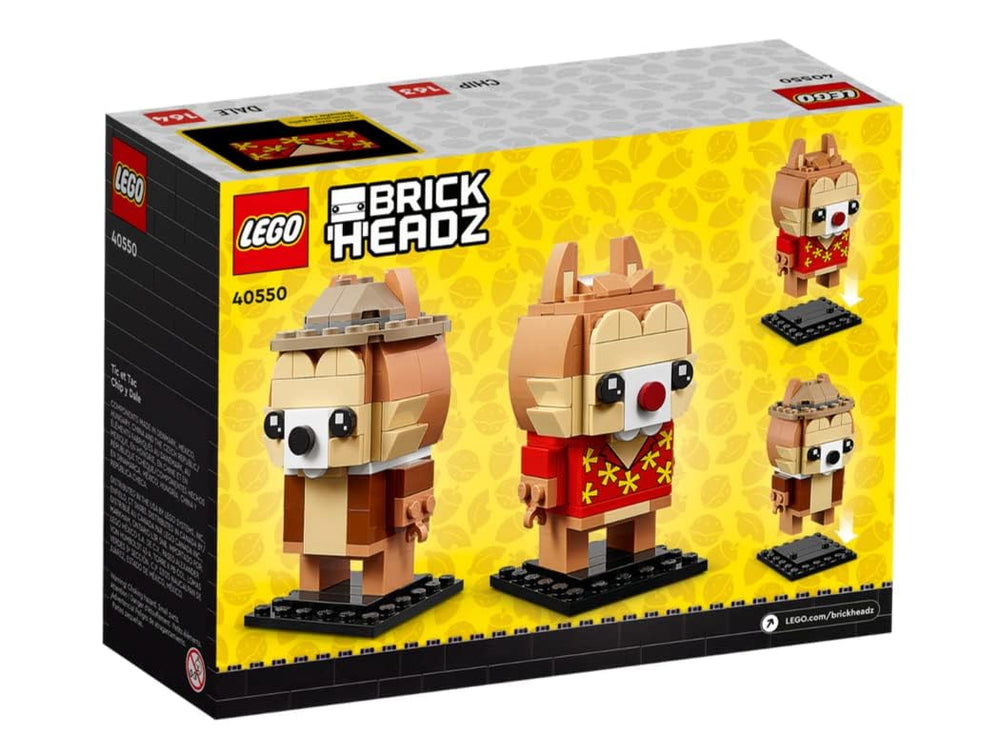 LEGO Chip and Dale BrickHeadz 226 pieces offer satisfying creative building.