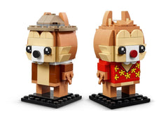 LEGO Chip and Dale BrickHeadz detailed outfits showcase authentic Disney design.